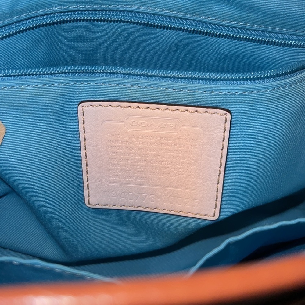 Coach Hamptons Water Color Small Handbag - Picture 6 of 12